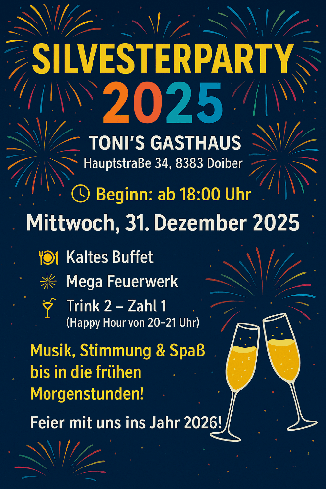 Silvester @ TONI'S